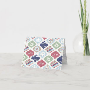 Retro Xmas Vintage Luxe Happy Holidays Thank You Card