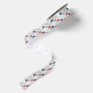 Retro Xmas Vintage Luxe Satin Ribbon