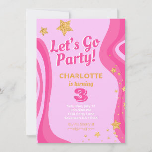 Retro Y2K Malibu Doll Invitation