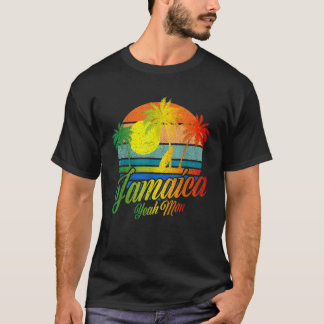 Retro Yeah Mon Jamaica Summer Beach Vacation For M T-Shirt