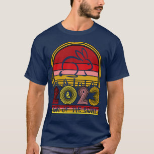 Retro Year Of The Rabbit 2023 T-Shirt