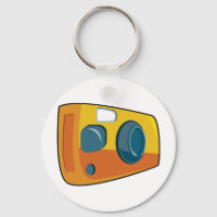 Retro Yellow Point and Shoot Film Camera
