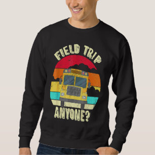 Retro Yellow School Bus for School Bus Driver and Sweatshirt