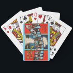 Retro Yellowstone National Park Playing Cards<br><div class="desc">A colourful retro postcard greeting from Yellowstone National Park repurposed!</div>