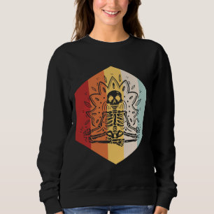 Retro Yoga Zen Meditation Yogi Vintage Indian Yoga Sweatshirt