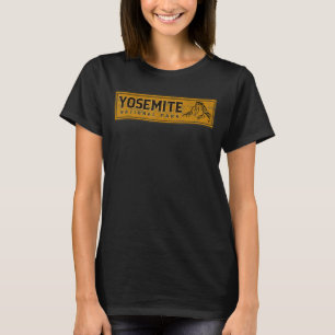 Retro Yosemite California National Park Souvenir V T-Shirt