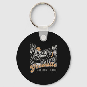 Retro Yosemite National Park Usa Vintage Womens Me Key Ring