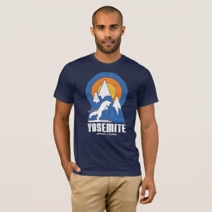 Retro Yosemite Ski White Fox T-Shirt