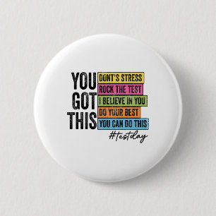 Retro You Got This 6 Cm Round Badge