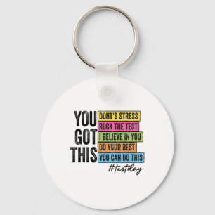 Retro You Got This  Key Ring