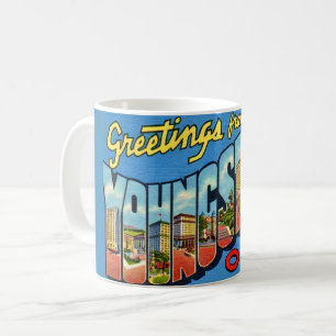 Retro Youngstown Ohio Greeting Coffee Mug