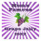 Retro Your Famous Grape Jelly Jar Canning Label