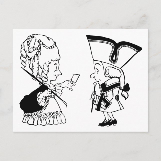 Retro You're Invited Postcard (Front)