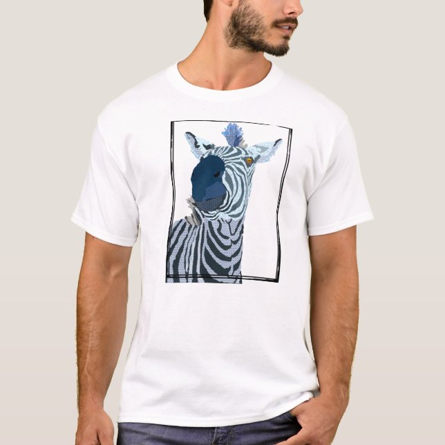 Retro Zebra II T-shirt (Front)
