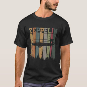 Retro Zeppelin 70s 80s Dirigible Airship Zepelin Z T-Shirt