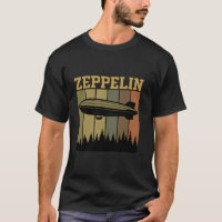 Retro Zeppelin 70s 80s Dirigible Airship Zepelin Z