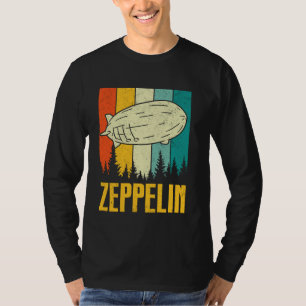 Retro Zeppelin 70s 80s Dirigible Airship Zepelin Z T-Shirt