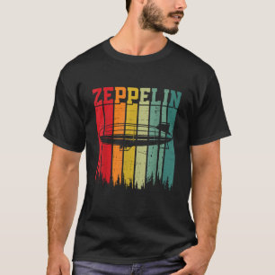 Retro Zeppelin 70s 80s Dirigible Airship Zepelin Z T-Shirt