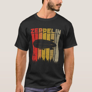 Retro Zeppelin 70s 80s Dirigible Airship Zepelin Z T-Shirt