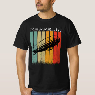 Retro Zeppelin Dirigible Airship Zepelin Zepplin T-Shirt