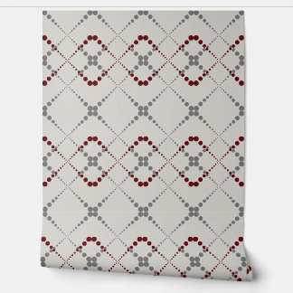Retro zig zag geometric pattern wallpaper