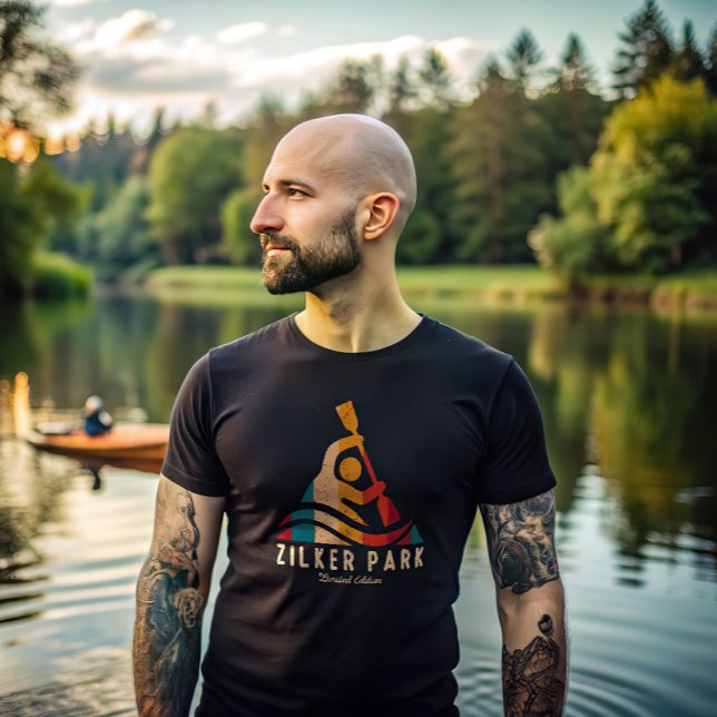 Retro Zilker Park Kayaking T-Shirt (Creator Uploaded)