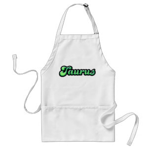 Retro Zodiac Taurus Standard Apron