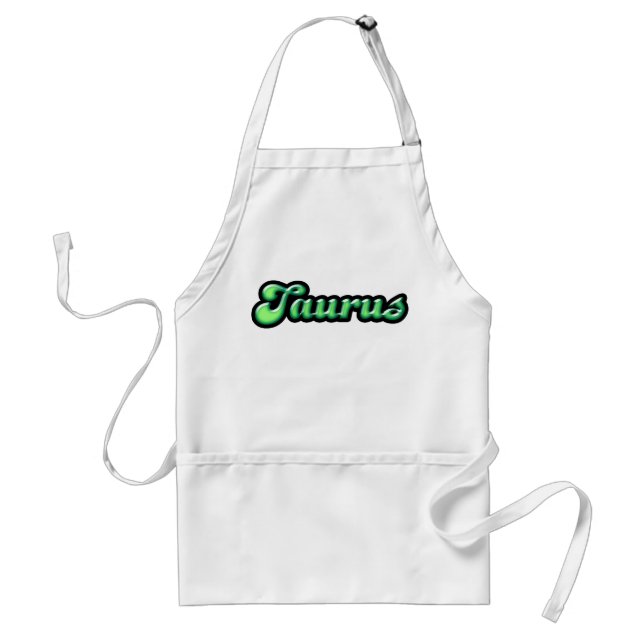 Retro Zodiac Taurus Standard Apron (Front)
