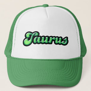 Retro Zodiac Taurus Trucker Hat