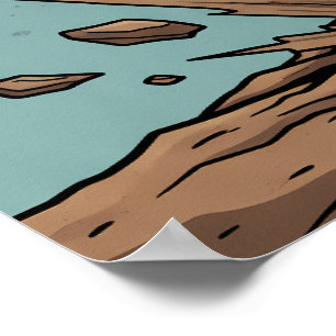 Retro Zombie Gamer Hand - Classic Controller Grip Poster