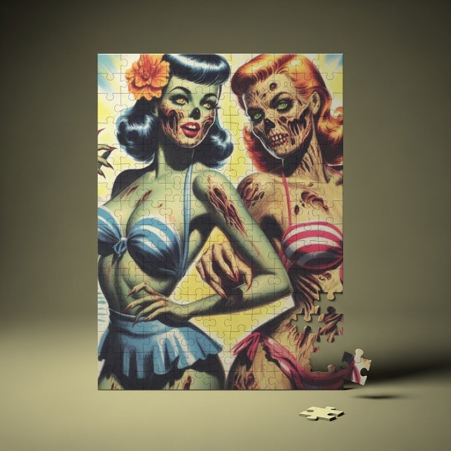 Retro Zombie Pin-ups Jigsaw Puzzle (Creator Uploaded)