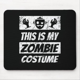 Retro Zombies Halloween Boys Kids Fun Costume Mouse Pad