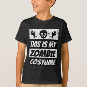 Retro Zombies Halloween Boys Kids Funny Costume  T-Shirt