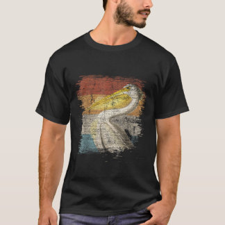 Retro Zookeeper Bird Gifts Pelican T Shirt