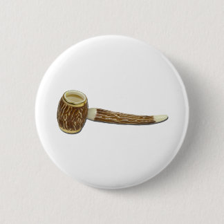 RetroCarvedPipe112010 6 Cm Round Badge