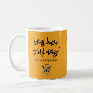 Retrograde coffee mug
