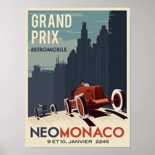 Retromobile Grand Prix Poster (Front)