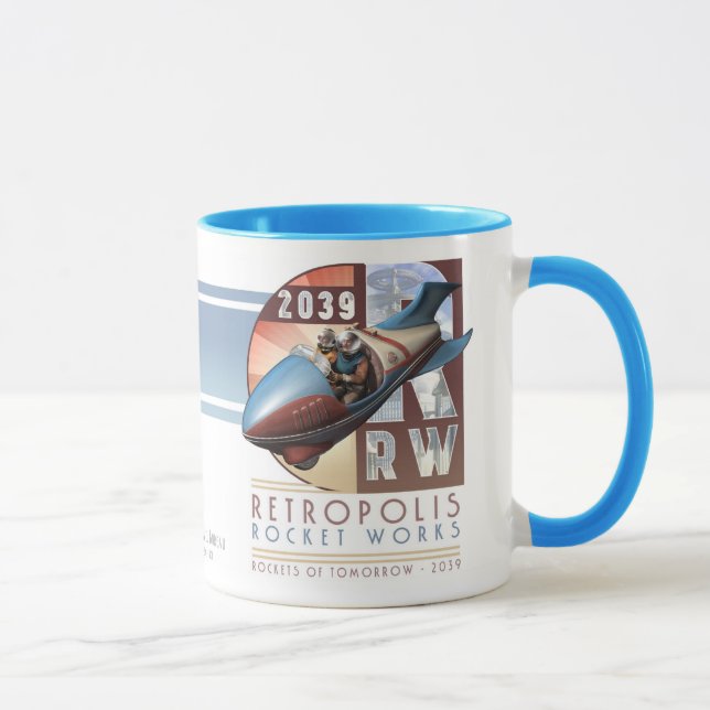 Retropolis Rocket Works Mug (Right)