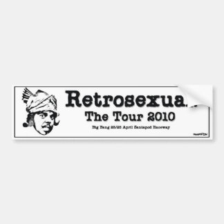 Retrosexual Tour - Bumper Sticker