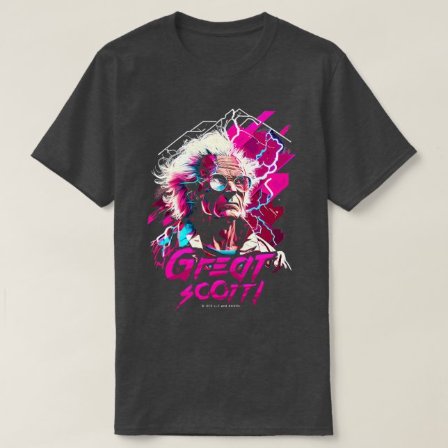 Retrowave Great Scott T-Shirt (Design Front)