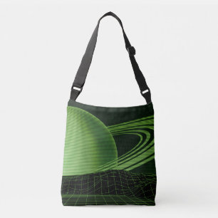 Retrowave Green Crossbody Bag