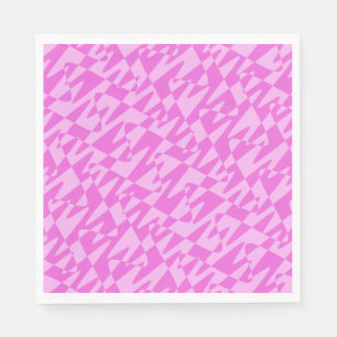 retrowave ripple - duo pink : napkin