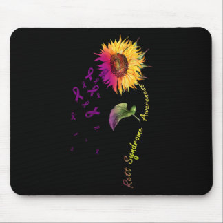 Rett Syndrome Awareness Sunflower Mouse Pad