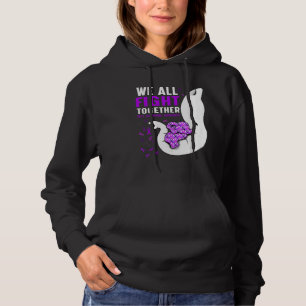 Rett Syndrome Awareness We All Fight Together Elep Hoodie