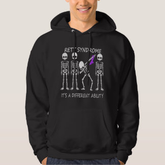 Rett Syndrome It's A Different Ability ,Support Fo Hoodie