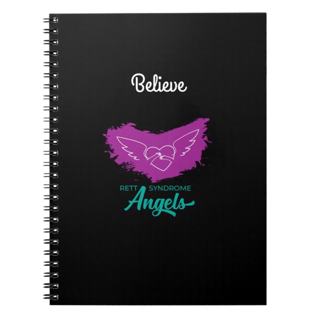 Rett Syndrome Spiral Notebook (Front)
