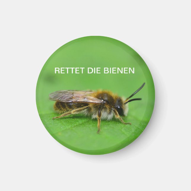Rettet die Bienen Magnet (Front)