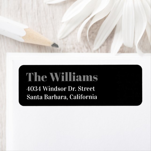 return address black return address label (Insitu)