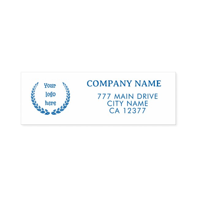 Return Address Business Stamp | Brand Logo Stamps (Design)