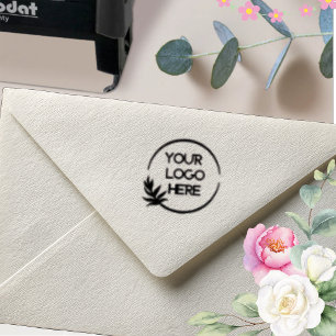 Return Address Business Stamp   Brand Logo Stamps